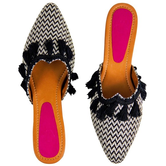 Silvia Cobos Shoes Shoes - Maria Pointy Flat Mules Black